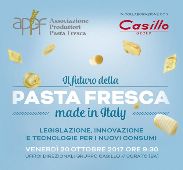 Pasta fresca made in Italy: quale futuro? Se ne discute a Corato presso la sede centrale del Gruppo Casillo
